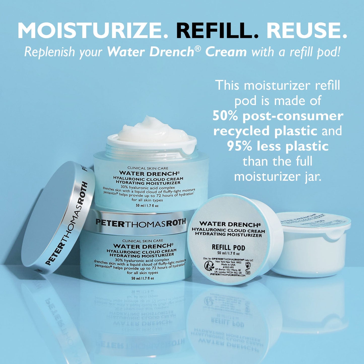 Water Drench Hyaluronic Cloud Cream Hydrating Moisturizer|1.7 fl oz